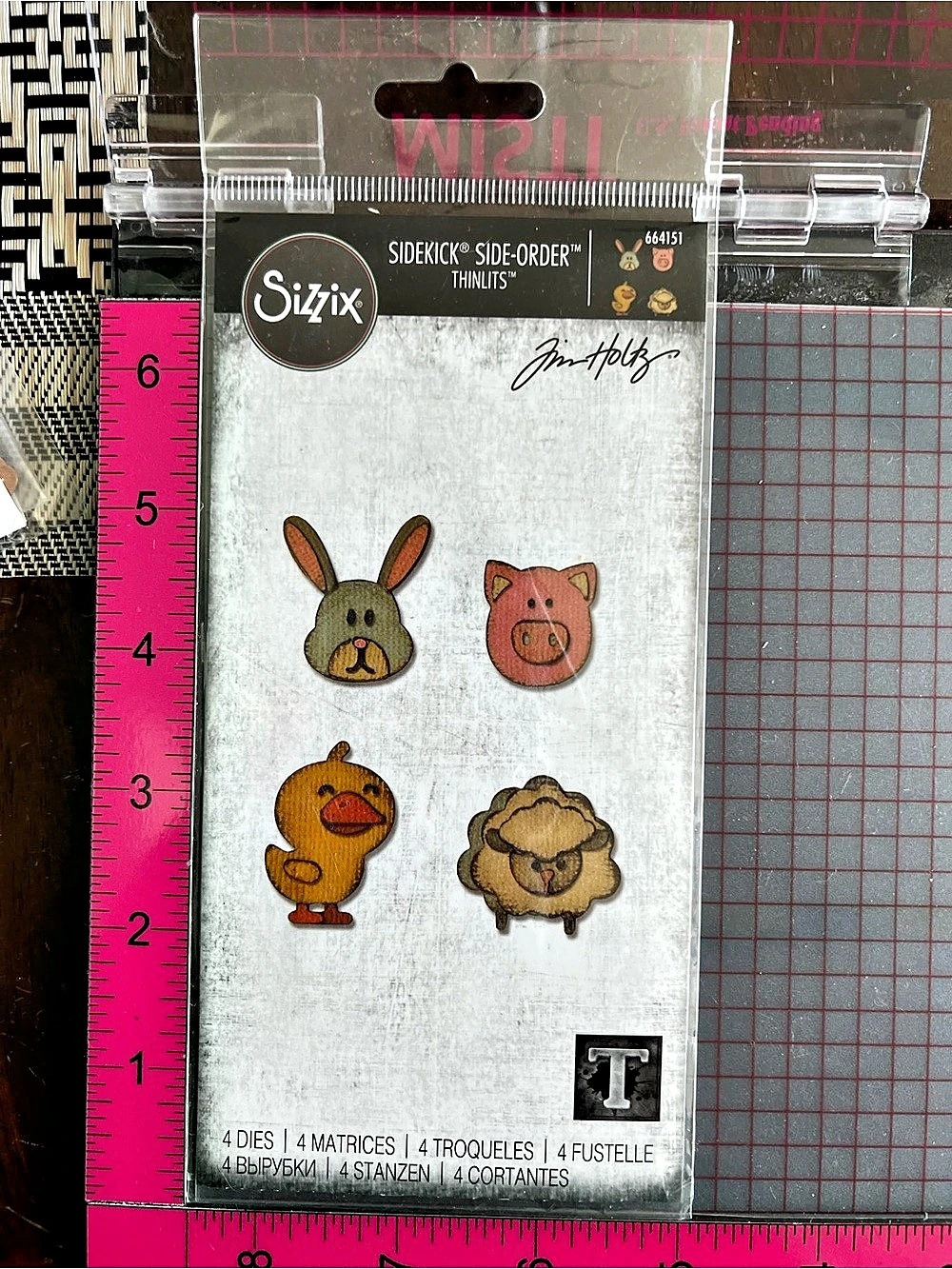 Sizzix Sidekick Side-Order Thinlits Dies - Critters Thinlits Dies 664151